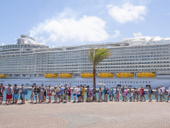 The largest liner in the world is an American pride
